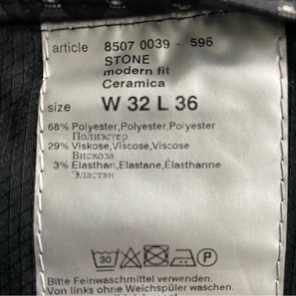 Men’s Alberto Ceramica Dress Pants Sz32 - Picture 9 of 10